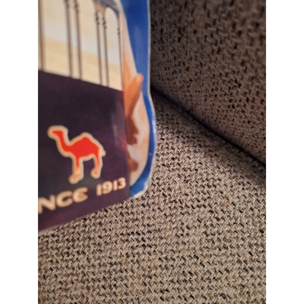 Vintage CAMEL Cigarettes Carton Store Display Advertising Standee 15.5